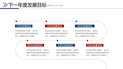 2021年红蓝乘风破浪新年计划工作总结述职报告年终总结PPT