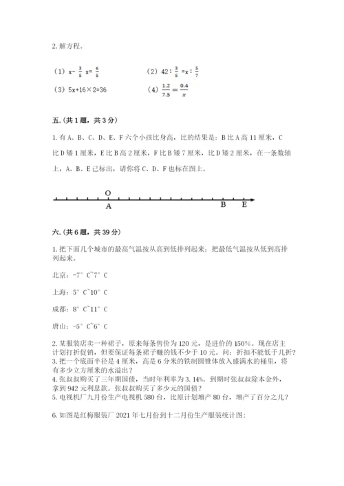 黑龙江【小升初】2023年小升初数学试卷精品（完整版）.docx