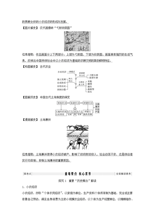 （鲁京专用）高考历史中国古代的农耕经济第16讲精耕细作的农业生产模式和古代的土地制度教案岳麓版