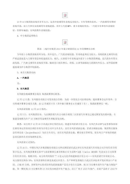 中国汽车市场主流集团行业运营走势回顾.docx