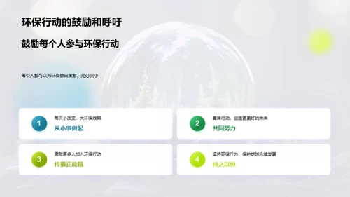 环保行动：守护地球