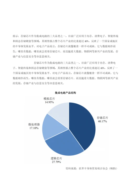 我国存储芯片行业维持高速发展态势需求量保持稳定增长.docx