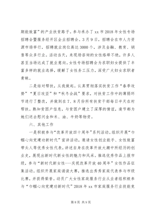 妇联工作开展情况的调研报告 (2).docx