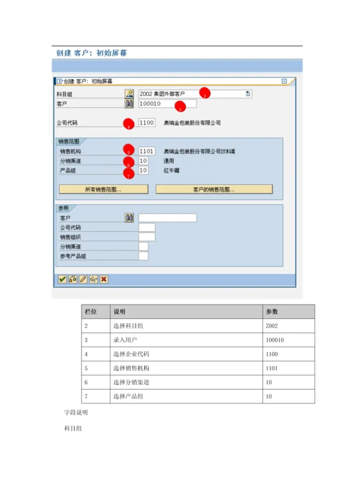 SAP系统用户操作基础手册SDV五SD主数据.docx