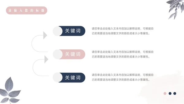 蓝紫文艺风小清新员工规划PPT模板