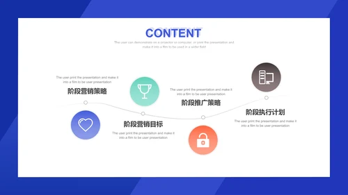 互联网风格营销策划方案通用PPT模板