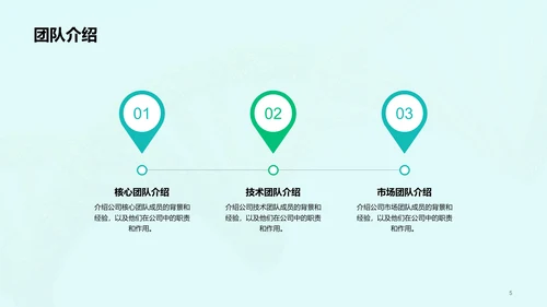 绿色创意基因检测服务商业计划书PPT模板