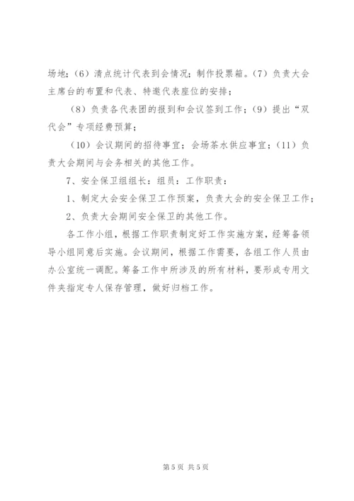 最新精编之第一届职工代表大会暨工会会员代表大会筹备工作方案.docx