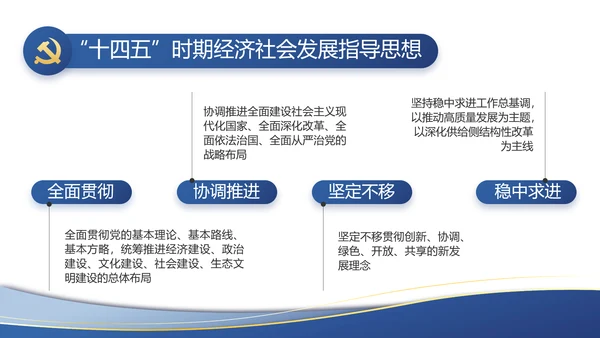 蓝色大气党建党支部工作总结汇报PPT