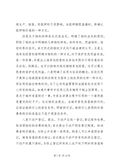 学习物权法的个人心得体会.docx