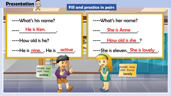 Unit 2 She looks cute .Lesson 7--Lesson 8  课件(共22张