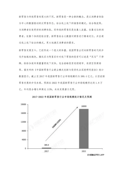 中国新零售行业发展现状及趋势分析-未来市场将呈现三大发展趋势.docx