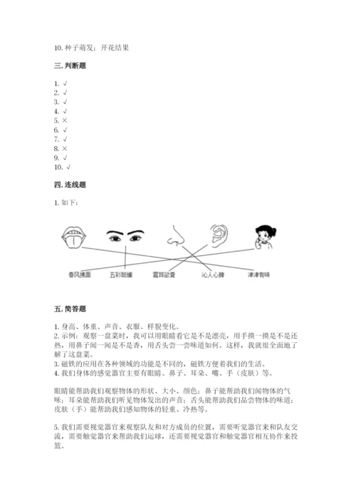 教科版二年级下册科学期末测试卷（综合卷）.docx