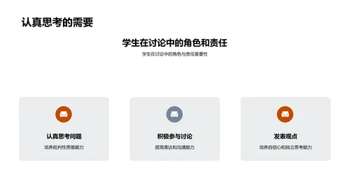 热点讨论提升素养PPT模板