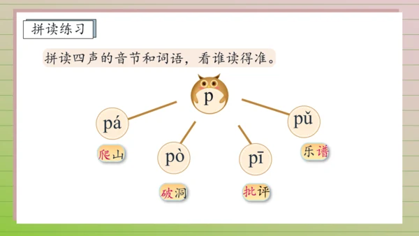 【课堂无忧】汉语拼音-3. b p m f 任务型教学（第1课时）（课件）