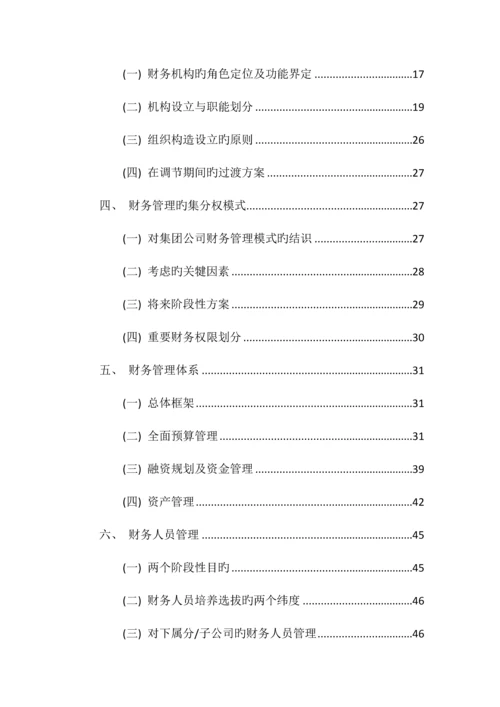 集团公司财务规划与资本运作方案.docx