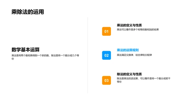 数学知识讲解PPT模板