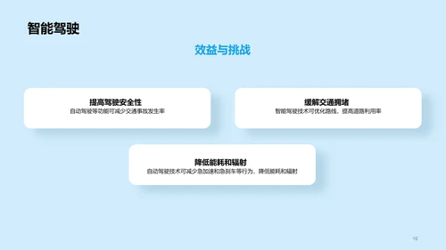 蓝色插画汽车智能化科技应用研究报告PPT模板