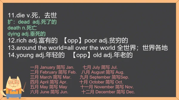 Module 9 Life history Module9 本模块综合与测试