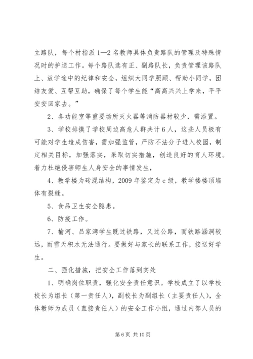 付家店中心校安全隐患排查及整改报告.docx