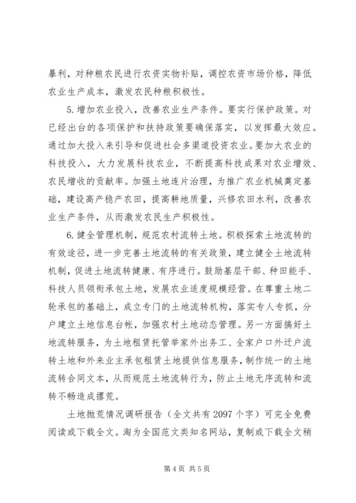 土地抛荒情况调研报告 (3).docx