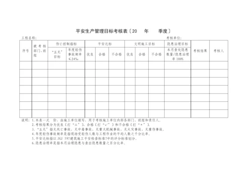 水利水电工程施工安全管理导则全套表格(721导则).docx