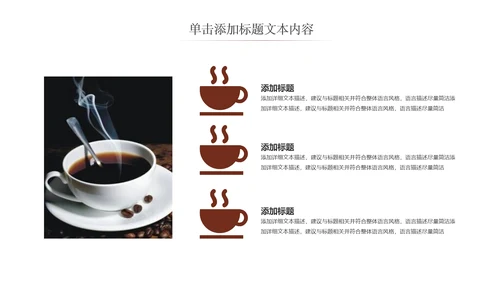 西餐厅咖啡产品介绍下午茶咖啡厅PPT模板