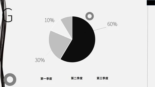 黑白色欧美商务PPT模板