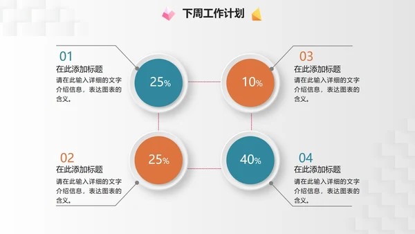 简约商业3D立方体部门工作总结PPT模板