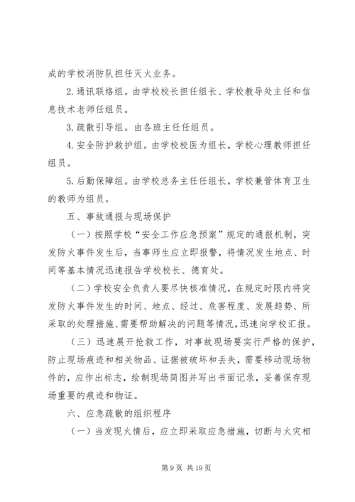 防火安全应急预案.docx