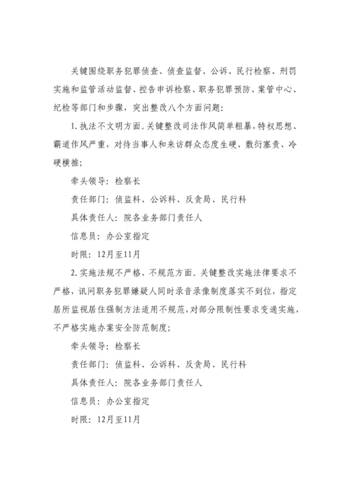 洛隆县人民检察院综合规范司法行为专项整治实施专业方案.docx