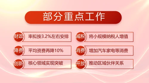 红色大气群众满意就是最好评价动态PPT模板