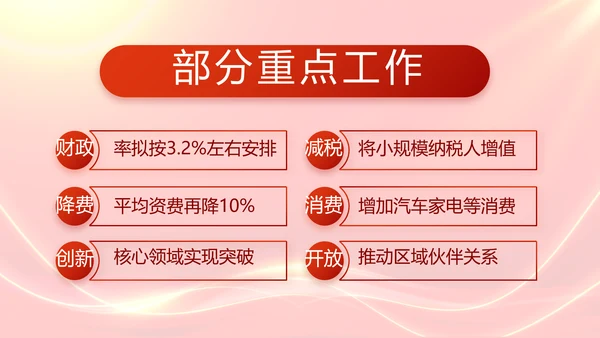 红色大气群众满意就是最好评价动态PPT模板