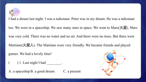 Module 6 Unit 2 The name of the spaceship is Shenz