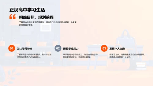 高一生活学习导引PPT模板