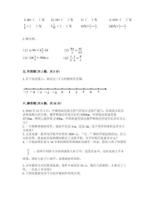 北京版小学六年级下册数学期末综合素养测试卷【黄金题型】.docx