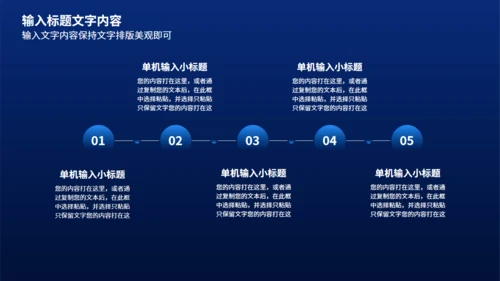 蓝黑智能产品发布会通用PPT模版