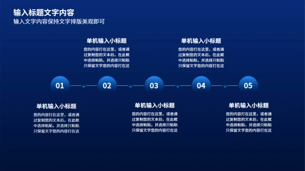 蓝黑智能产品发布会通用PPT模版