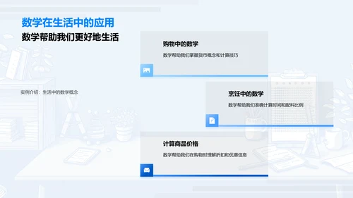 生活中的数学实践PPT模板
