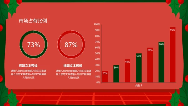 红色圣诞节活动策划PPT模板