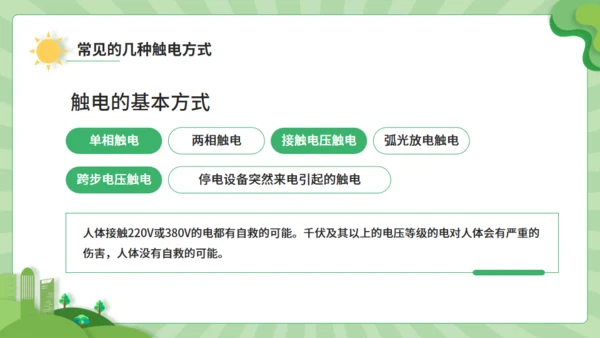 触电急救知识科普班会讲座通用PPT模板