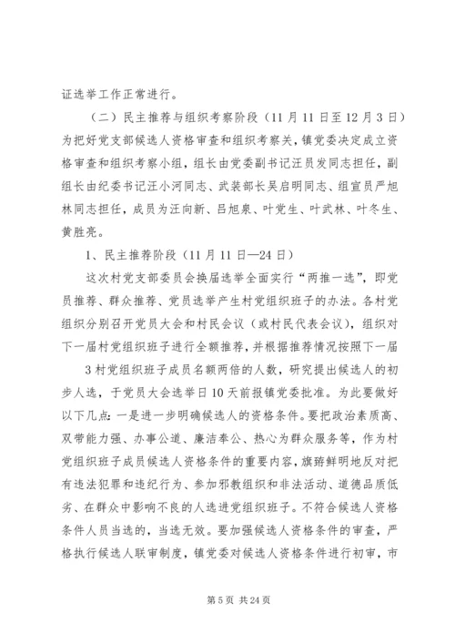 村党支部委员会换届选举办法.docx