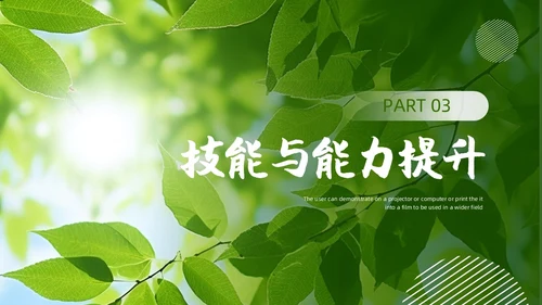 实拍风个人述职报告PPT模板