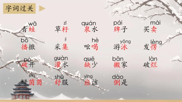21 青蛙卖泥塘  课件