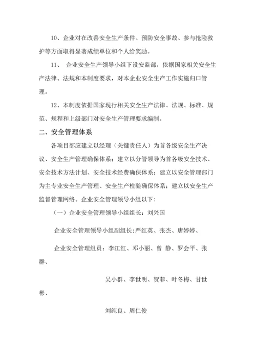 安全管理标准体系及新规制度.docx