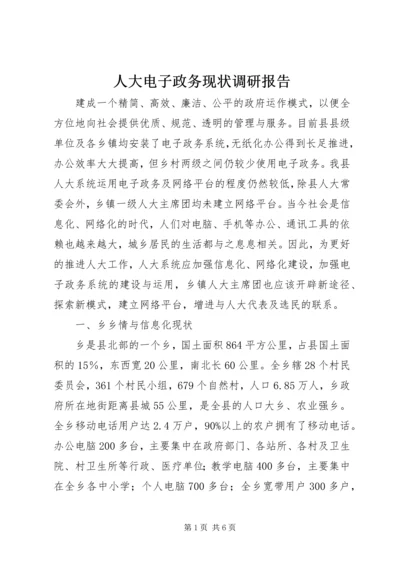 人大电子政务现状调研报告.docx