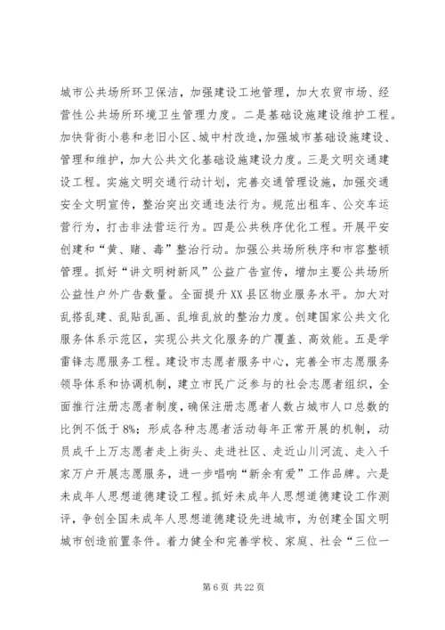 全面启动新一轮全国文明城市创建工作.docx