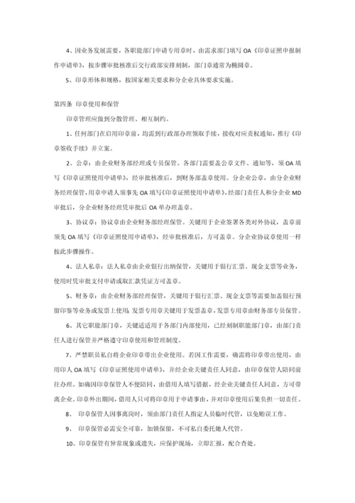 印章使用与管理核心制度.docx