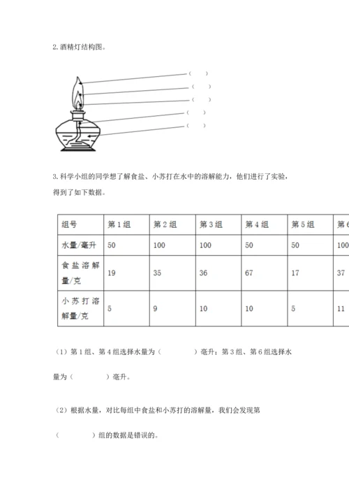 教科版三年级上册科学期末测试卷（考点梳理）.docx
