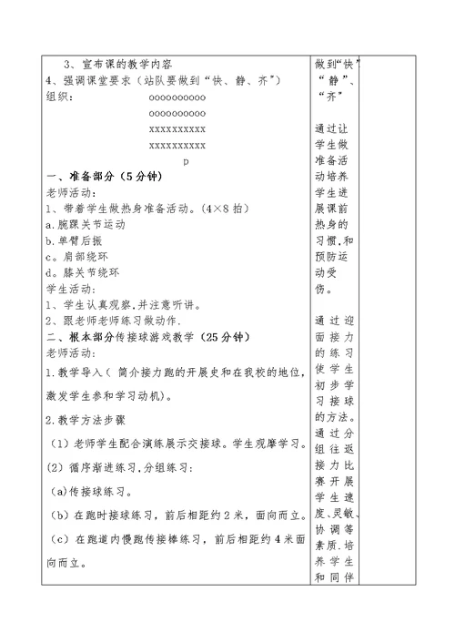 趣味游戏接力跑教案[2]